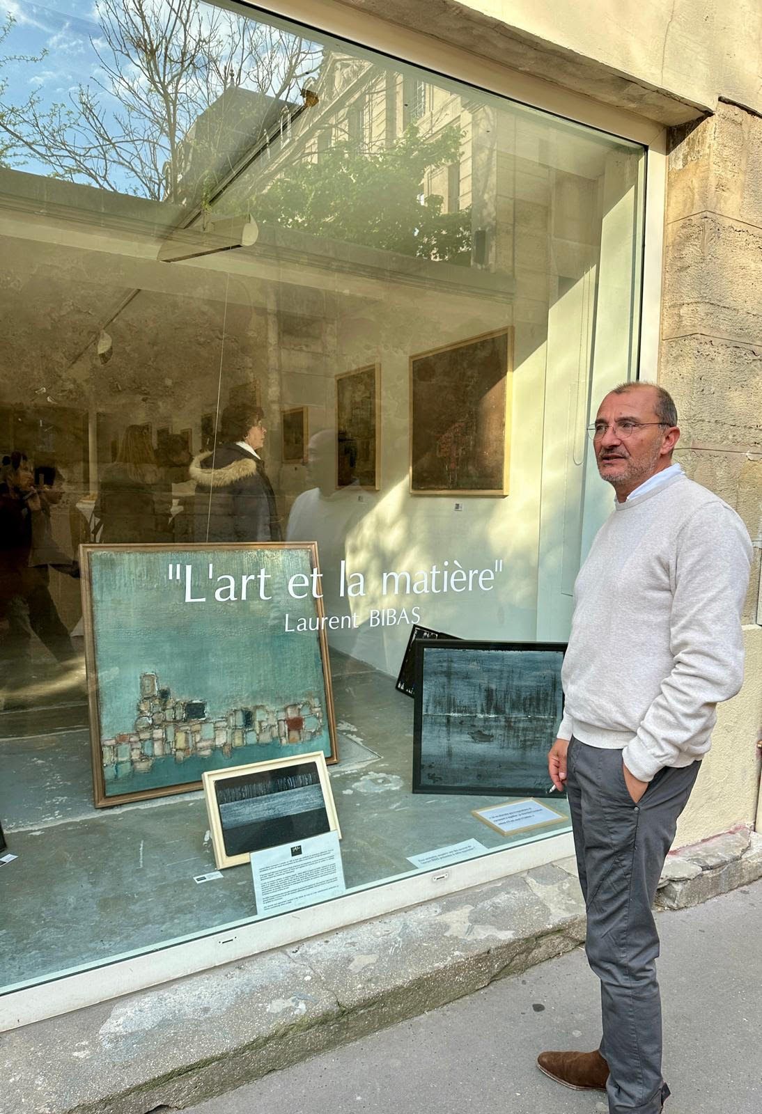 Galerie Rue des Coutures Saint-Gervais, Marais — Laurent Bibas, artiste peintre